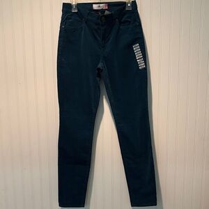 CAbi Women's Corduroy Deep Teal High Waist Skinny Jeans Size 6